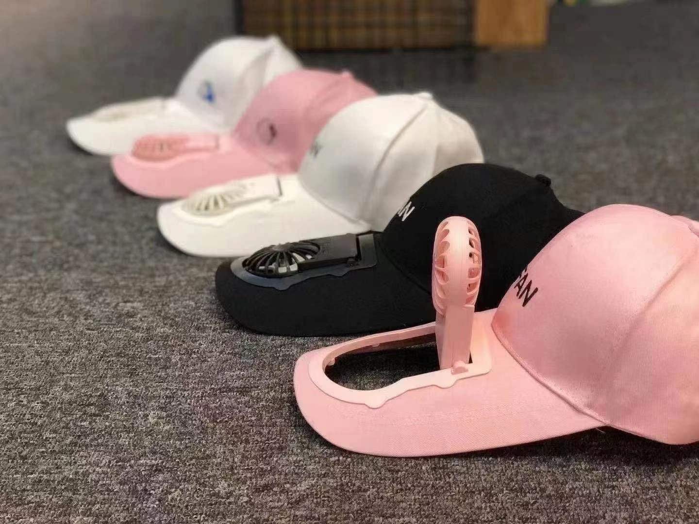 Cap with Fan Attached Electric Fan Hat Cap With Attached Fan