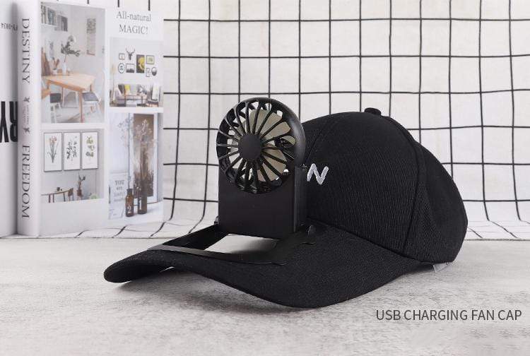 Cap with Fan Attached Electric Fan Hat Cap With Attached Fan