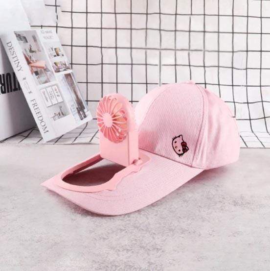 Cap with Fan Attached Electric Fan Hat Cap With Attached Fan