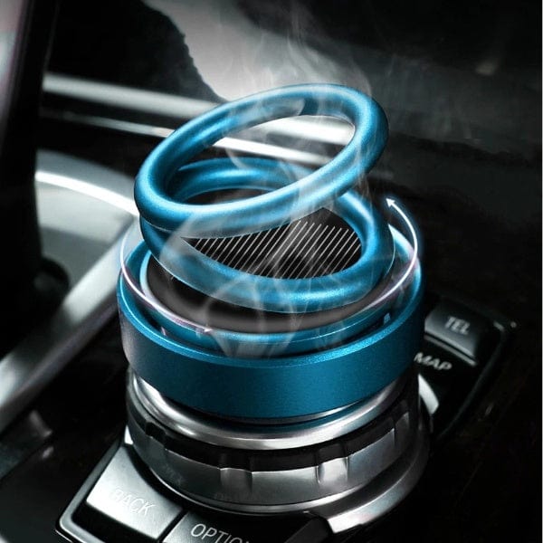 Car Air Freshener Auto Fragrance Solar Rotating Perfume Solar Rotating Car Air Freshener