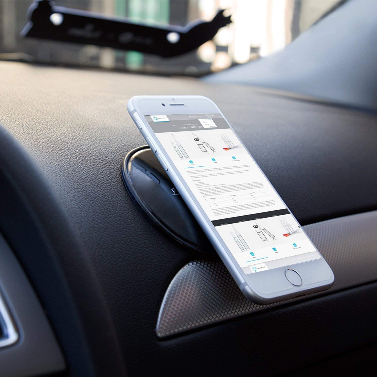 Car Dashboard Mobile Holder Anti Slip Phone Holder - Pack of 2 Anti-slip Phone Holder - Pack of 2