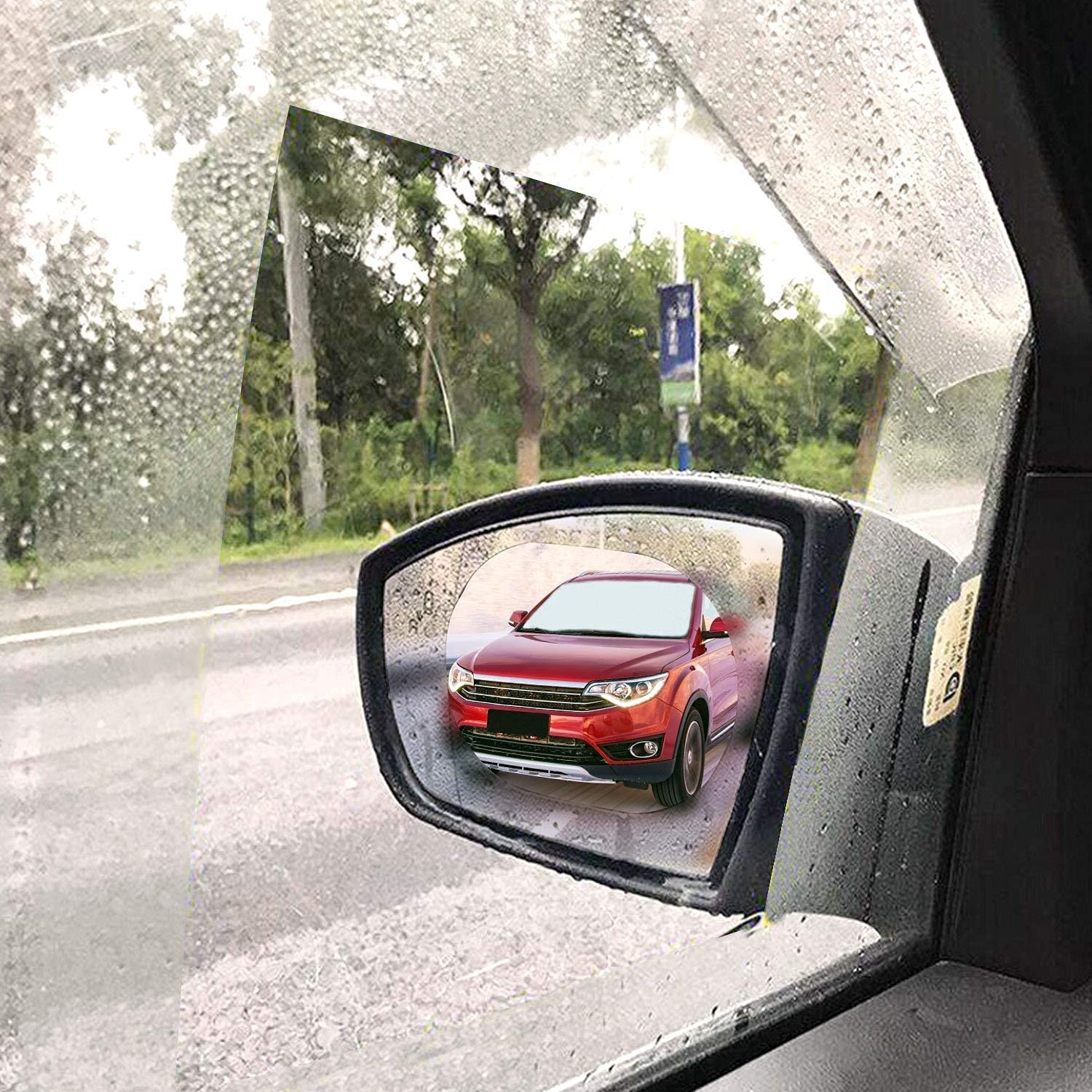 Car Rear View Mirror Waterproof Film Anti Glare Car film Waterproof Anti-glare Car Mirror Film