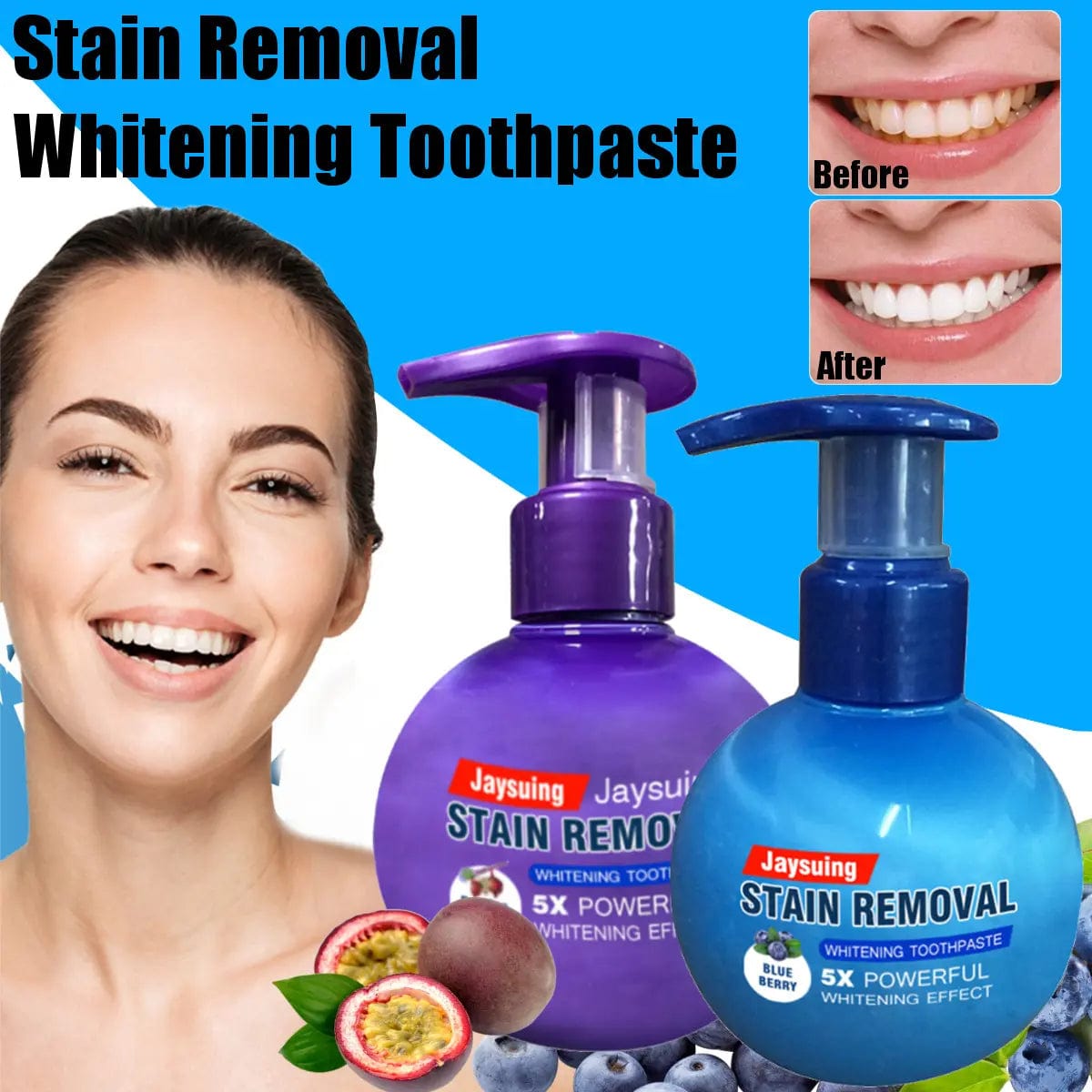 Cavity Cleaning Teeth Whitening Stain Remover Toothpaste Teeth Whitening Stain Remover Toothpaste