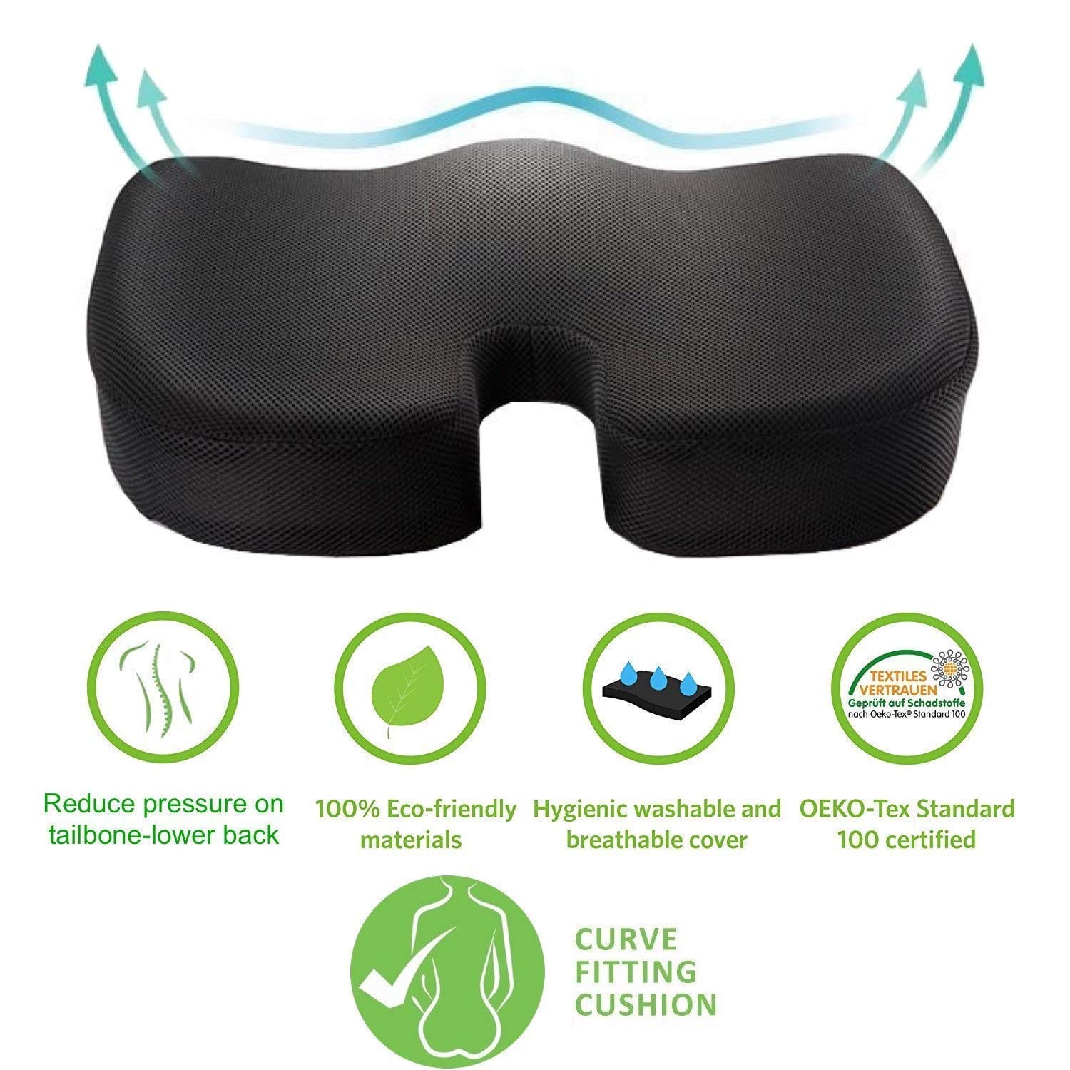 Coccyx Cushion For Tailbone Pain Coccydynia Pillow Tailbone Pillow Coccyx Cushion