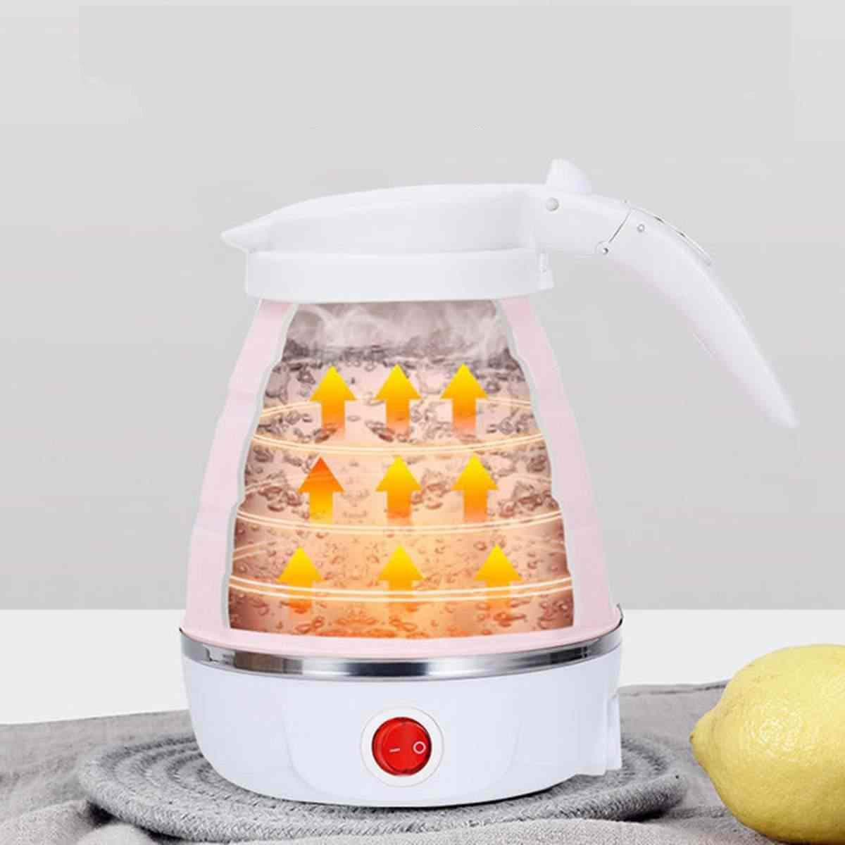 Collapsible Electric Kettle Foldable Water Boiler Travel Portable Electric Kettles Collapsible Electric Kettle