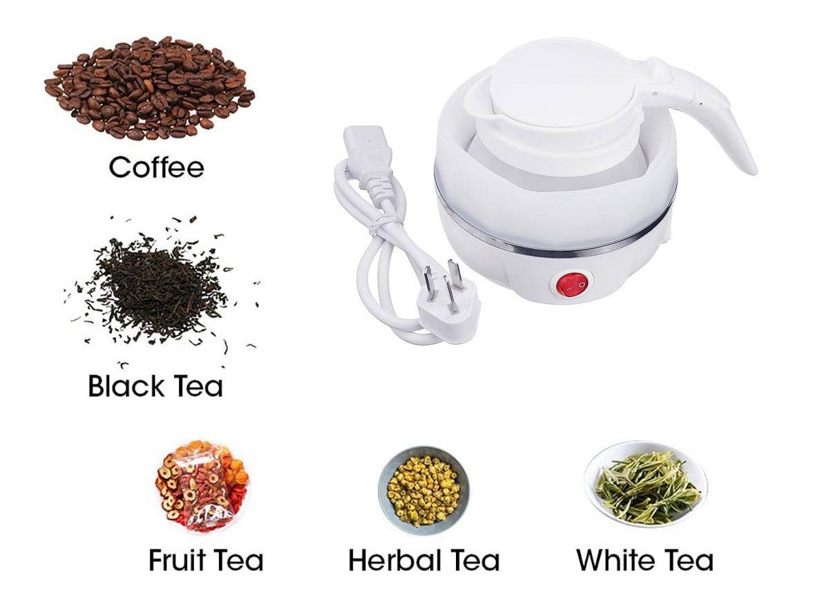 Collapsible Electric Kettle Foldable Water Boiler Travel Portable Electric Kettles Collapsible Electric Kettle