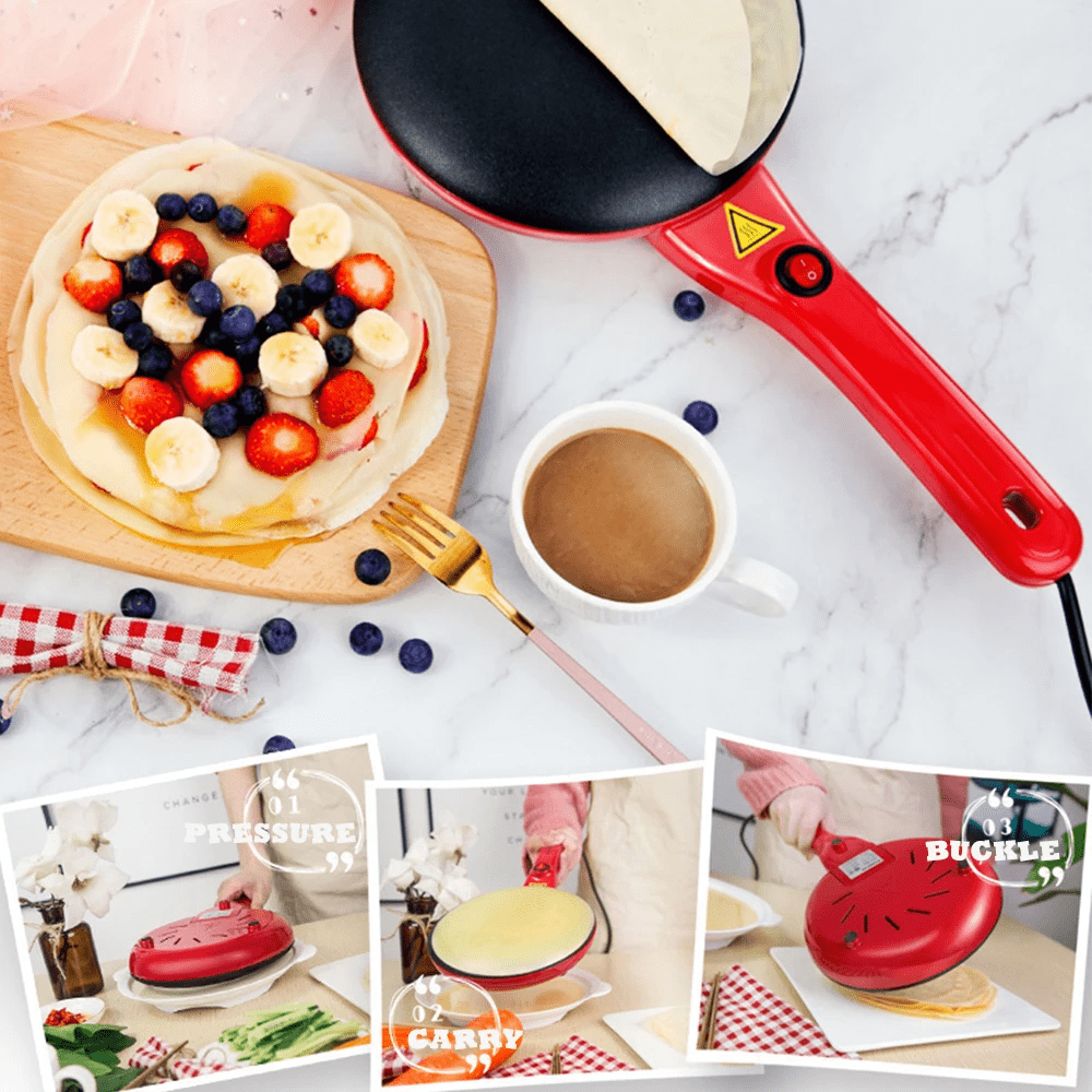 Crepe Maker Machine Electric Pancake Maker Griddle Non Stick Electric Crepe Maker