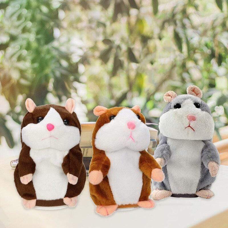 Cute Talking Hamster Toy Interactive Soft Mimicking Toys Talking Hamster Toy