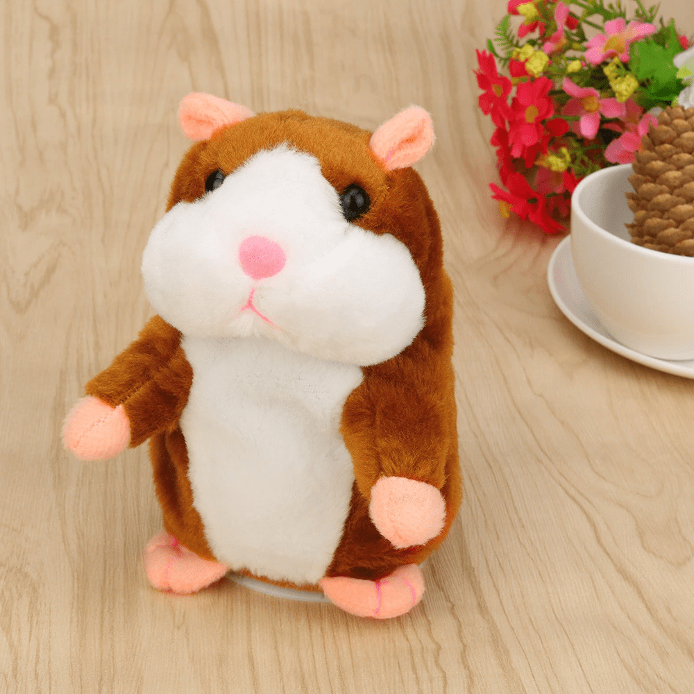 Cute Talking Hamster Toy Interactive Soft Mimicking Toys Talking Hamster Toy