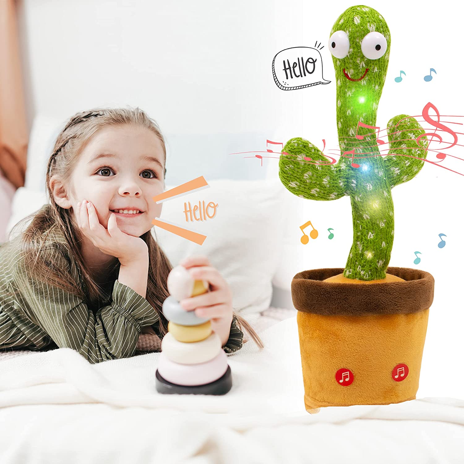 Dancing Talking Cactus Toy Mimicking Singing Plush Toy Dancing Talking Cactus Toy