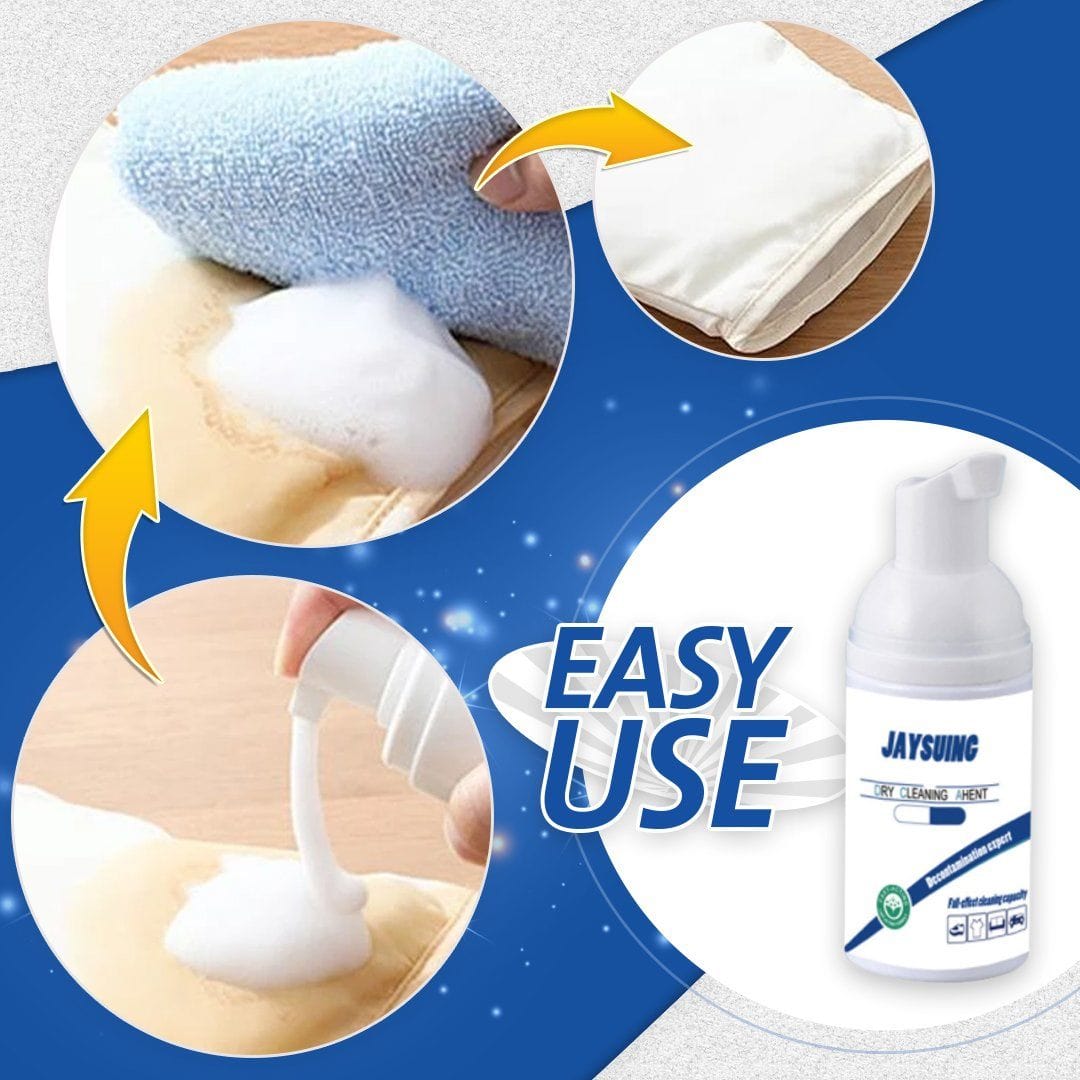 Dry Cleaning Foam For Car Seats Fabric Cleanser Spot Cleaning - Waterless Fabric Foaming Cleanser Waterless Fabric Foaming Cleanser