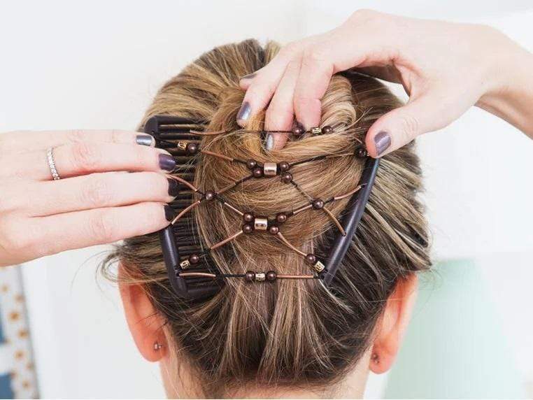 Elastic Butterfly Hair Clip Stylish Hair Clips for Long Hairs Elastic Butterfly Hair Clip