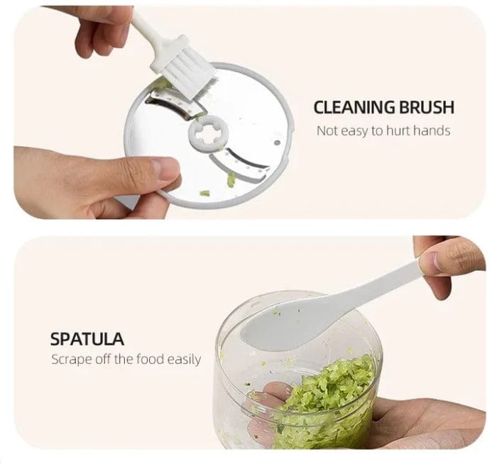Electric Chopper | Food Processor Vegetable Veggie Cutter Machine Electric Chopper 4-in-1
