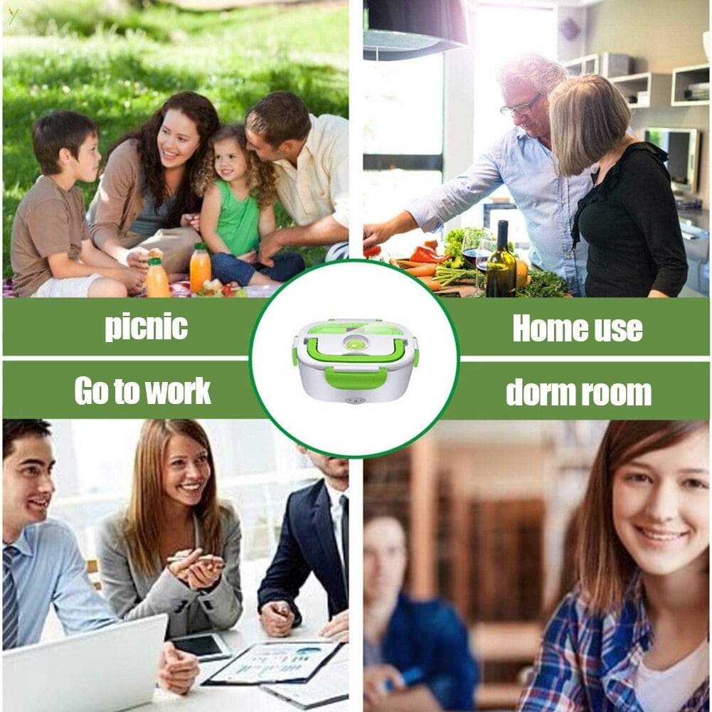 Electric Hot Lunch Box Portable Heated Food Container Heater Lunch Boxes Electric Hot Lunch Box