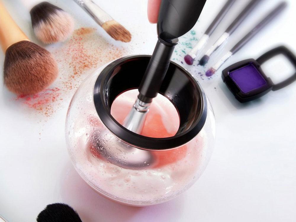 Electric Makeup Brush Cleaner Spinner Machine Tool Makeup Brush Cleaner Electric Makeup Brush Cleaner
