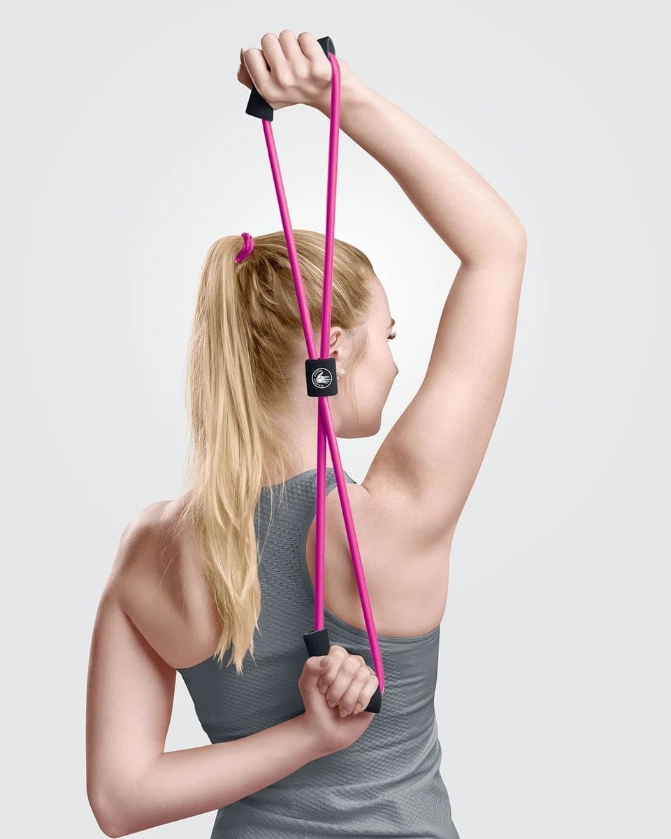 Exercise Resistance Bands Full Body Workout Gym Bands at Home - Figure 8 Resistance Band Go Figure 8 Resistance Band Go (Pack of 2)