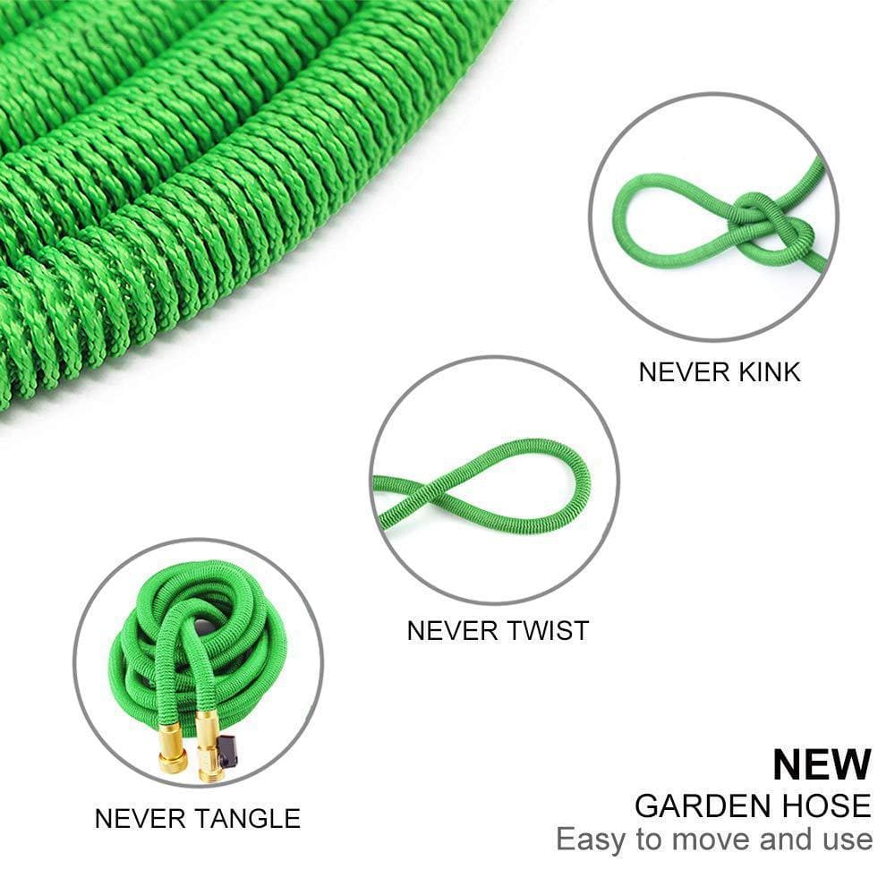 Expandable Garden Hose Retractable Collapsible Water Shrinking Hoses Garden Hoses & Reels 100 ft Expandable Garden Hose