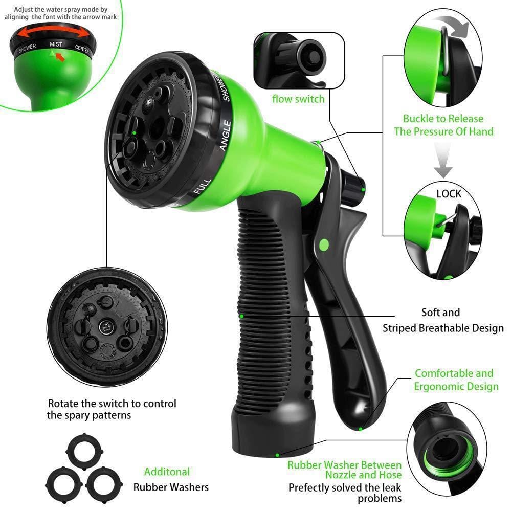 Expandable Garden Hose Retractable Collapsible Water Shrinking Hoses Garden Hoses & Reels 100 ft Expandable Garden Hose