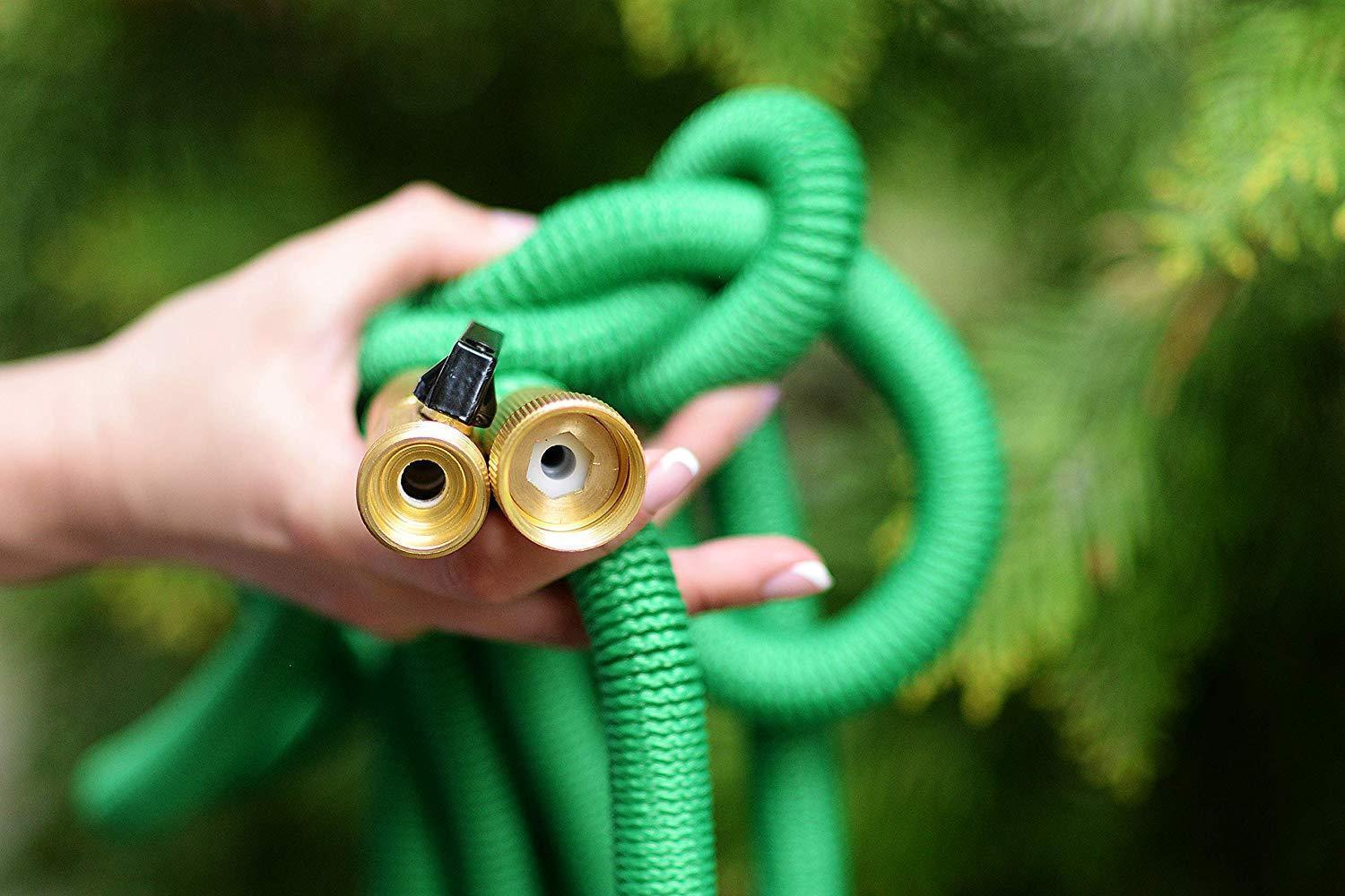 Expandable Garden Hose Retractable Collapsible Water Shrinking Hoses Garden Hoses & Reels 100 ft Expandable Garden Hose