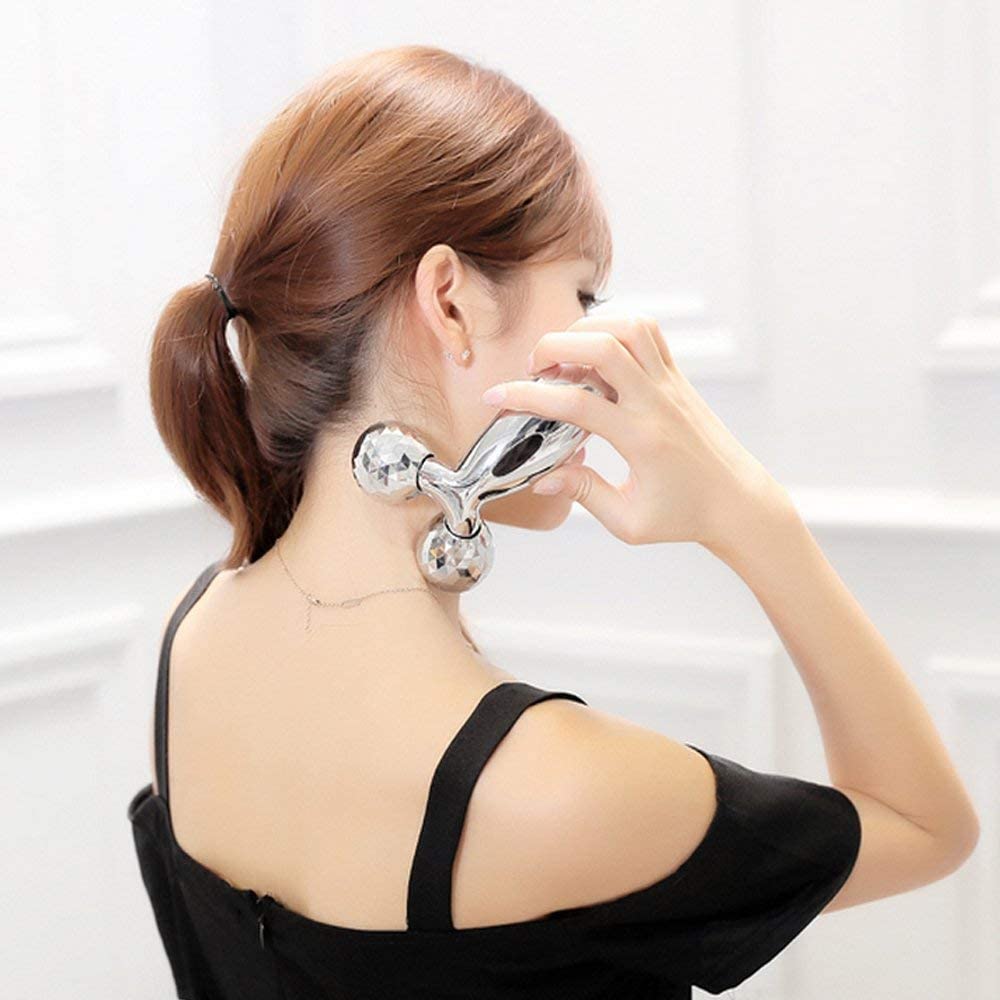 Face Roller Massager Facial Microcurrent Device Roller Face Roller Massager
