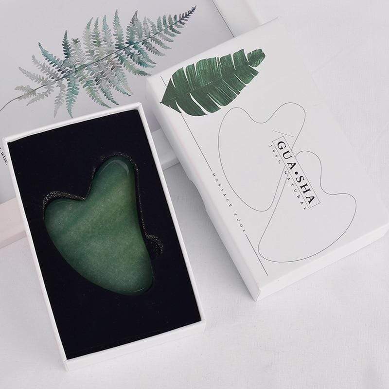 Facial Gua Sha Stone Face Massage Tool Jade Gua Sha