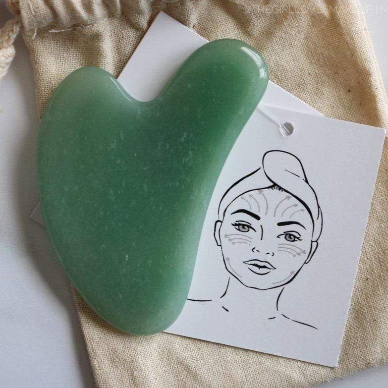 Facial Gua Sha Stone Face Massage Tool Jade Gua Sha