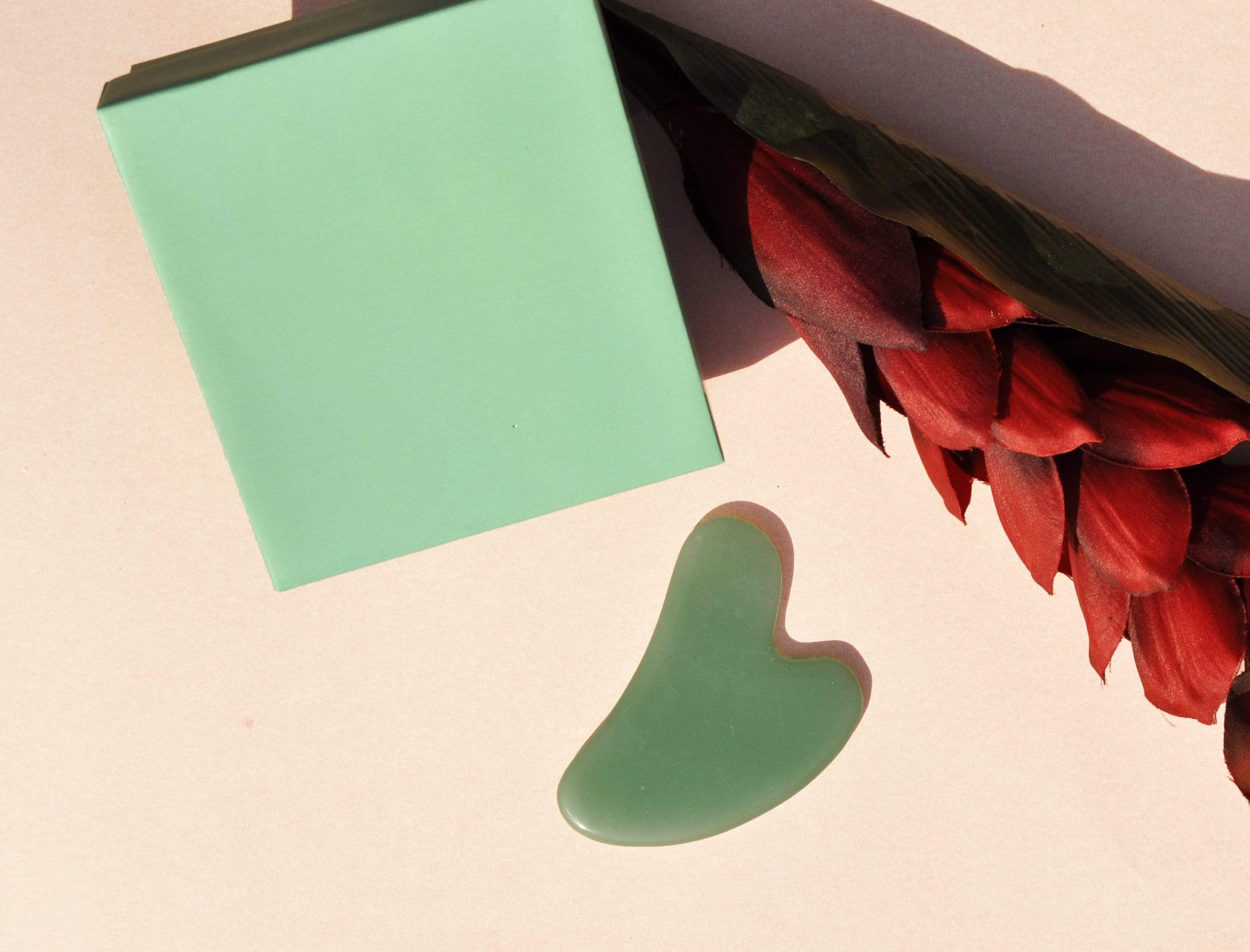 Facial Gua Sha Stone Face Massage Tool Jade Gua Sha