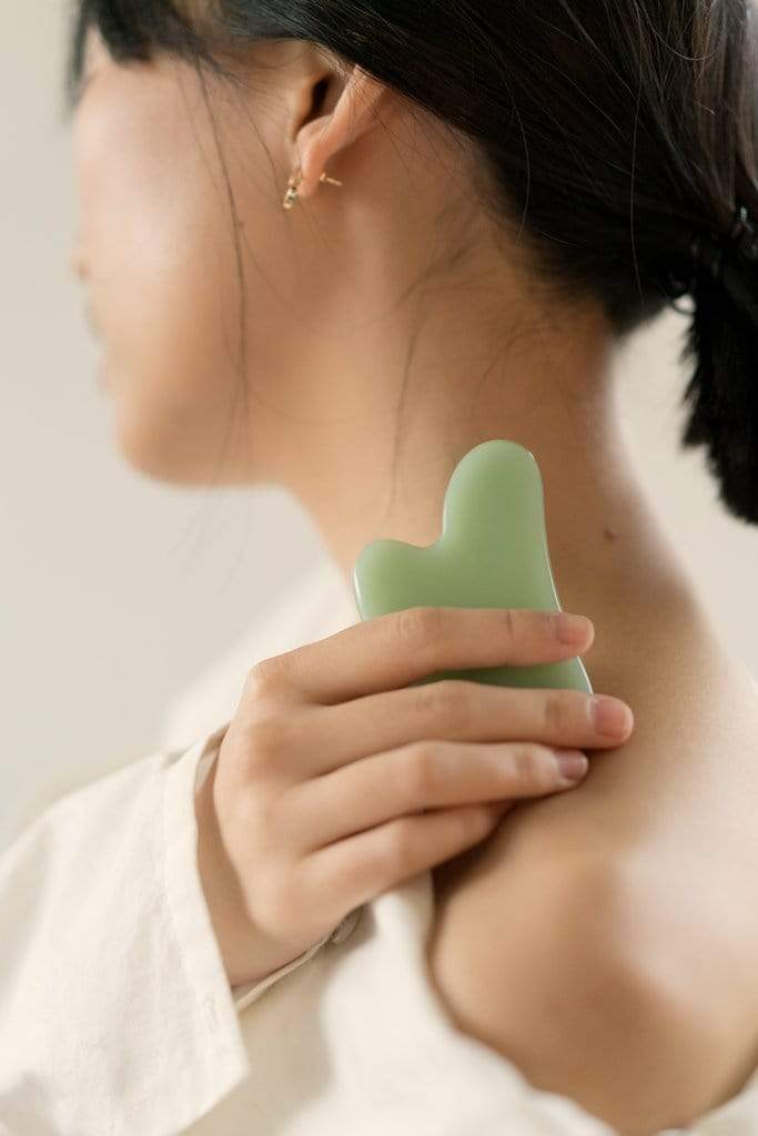 Facial Gua Sha Stone Face Massage Tool Jade Gua Sha