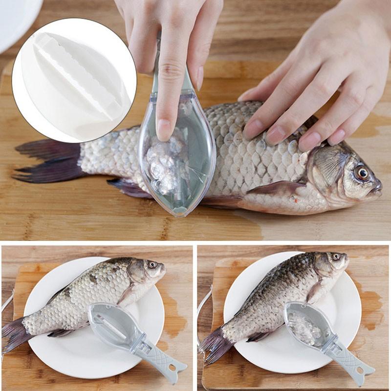 Fish Scaler Fish Scale Remover Cleaning Tool Scraper Handheld Fish Scaler