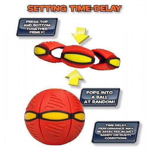 Flying Frisbee Magic Ball Soccer Phlat Catch Ball Red Frisbee Ball