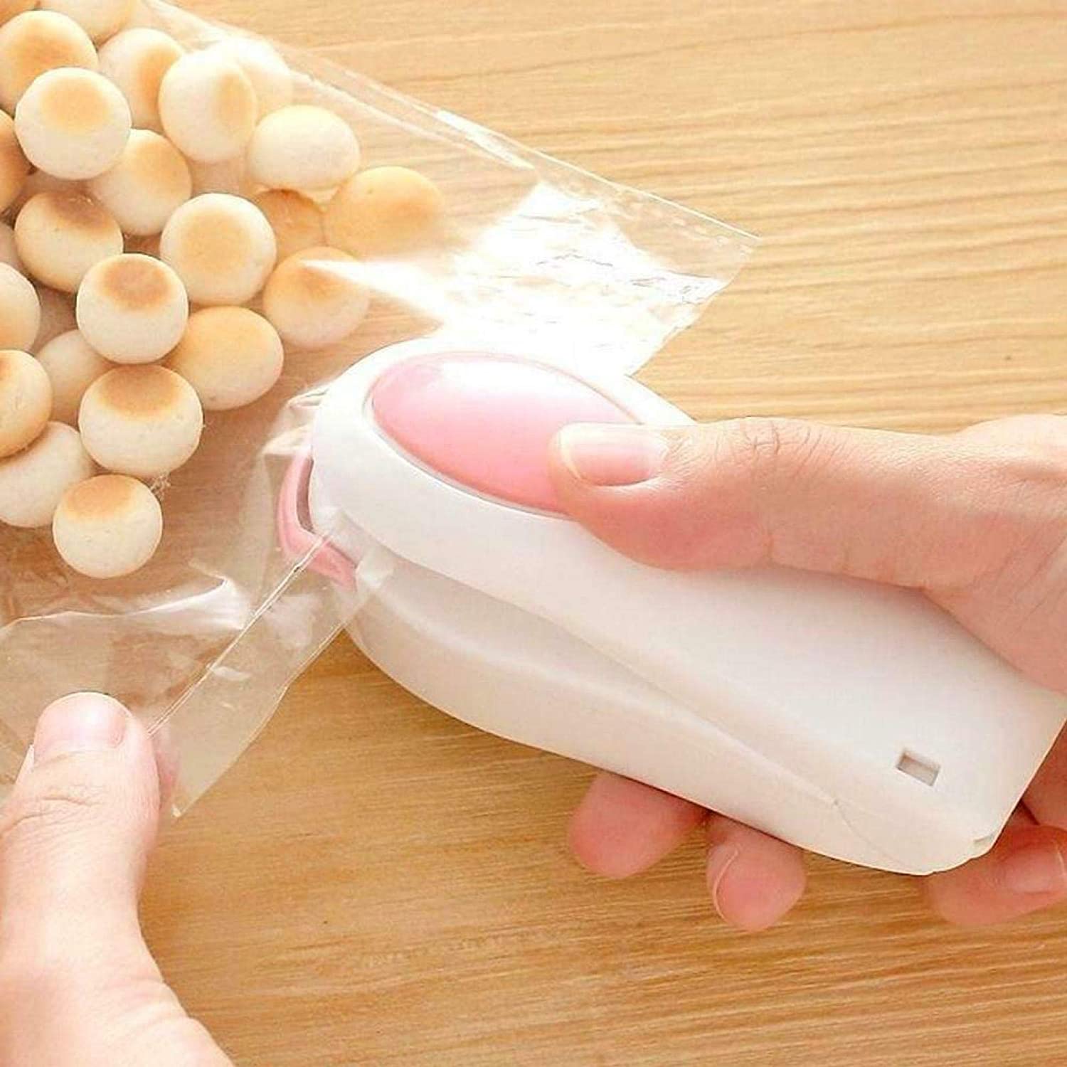 Food Vacuum Sealing Machine For Bags Mini Sealer - Mini Heat Sealer - Pack of 2 Mini Heat Sealer - Pack of 2