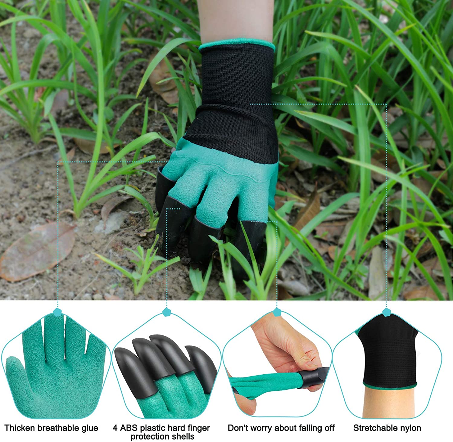 Gardening Gloves With Claws Waterproof Garden Glove Gardening Gloves With Claws
