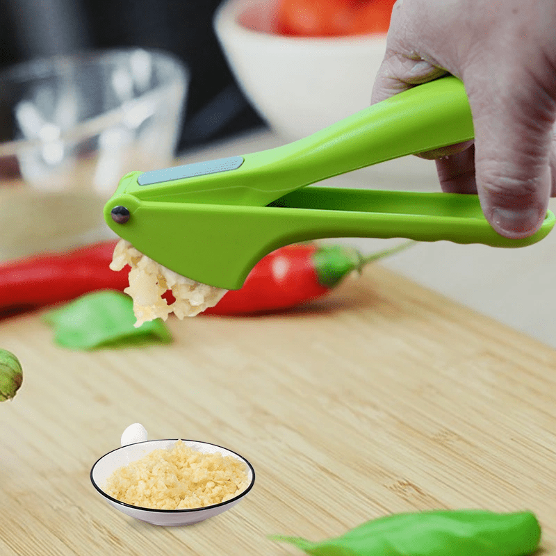 Garlic and Ginger Crusher Garlic Press Machine (Buy 1 Get 1 Free) Green Garlic Press (Buy 1 Get 1 Free)
