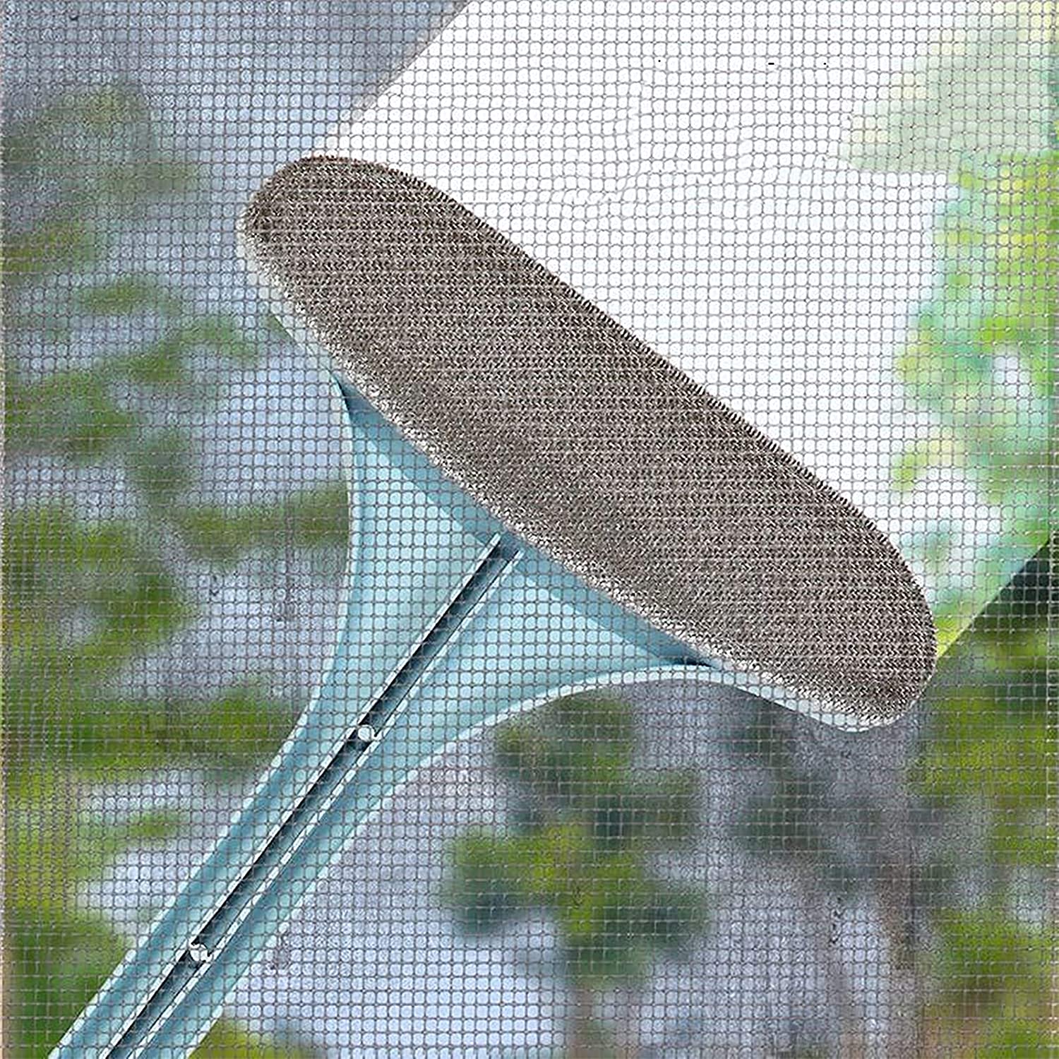 Glass Window Cleaning Brush Spray Washing Cleaner - Double-sided Window Cleaning Brush Pro Blue Double-sided Window Cleaning Brush Pro