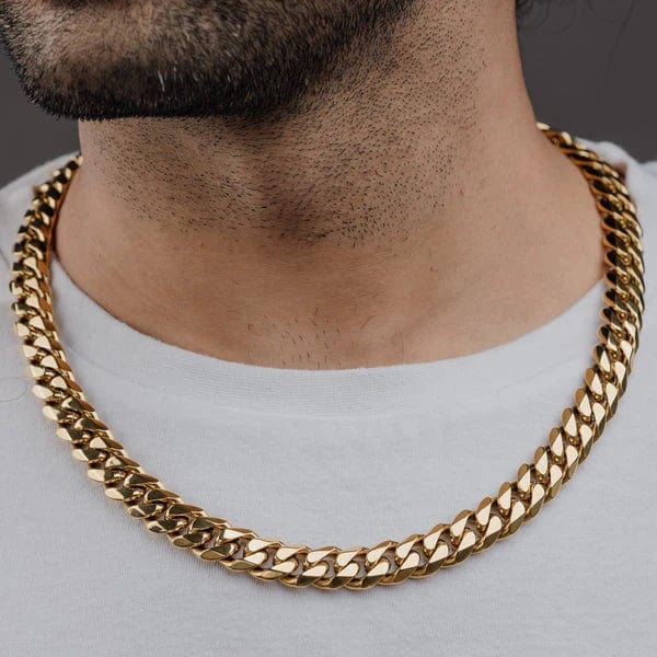 Gold Plated Chain For Men Necklace Coated Chain Jewellery Gold-Plated Chain