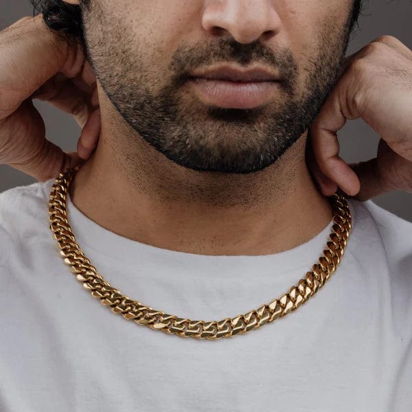 Gold Plated Chain For Men Necklace Coated Chain Jewellery Gold-Plated Chain