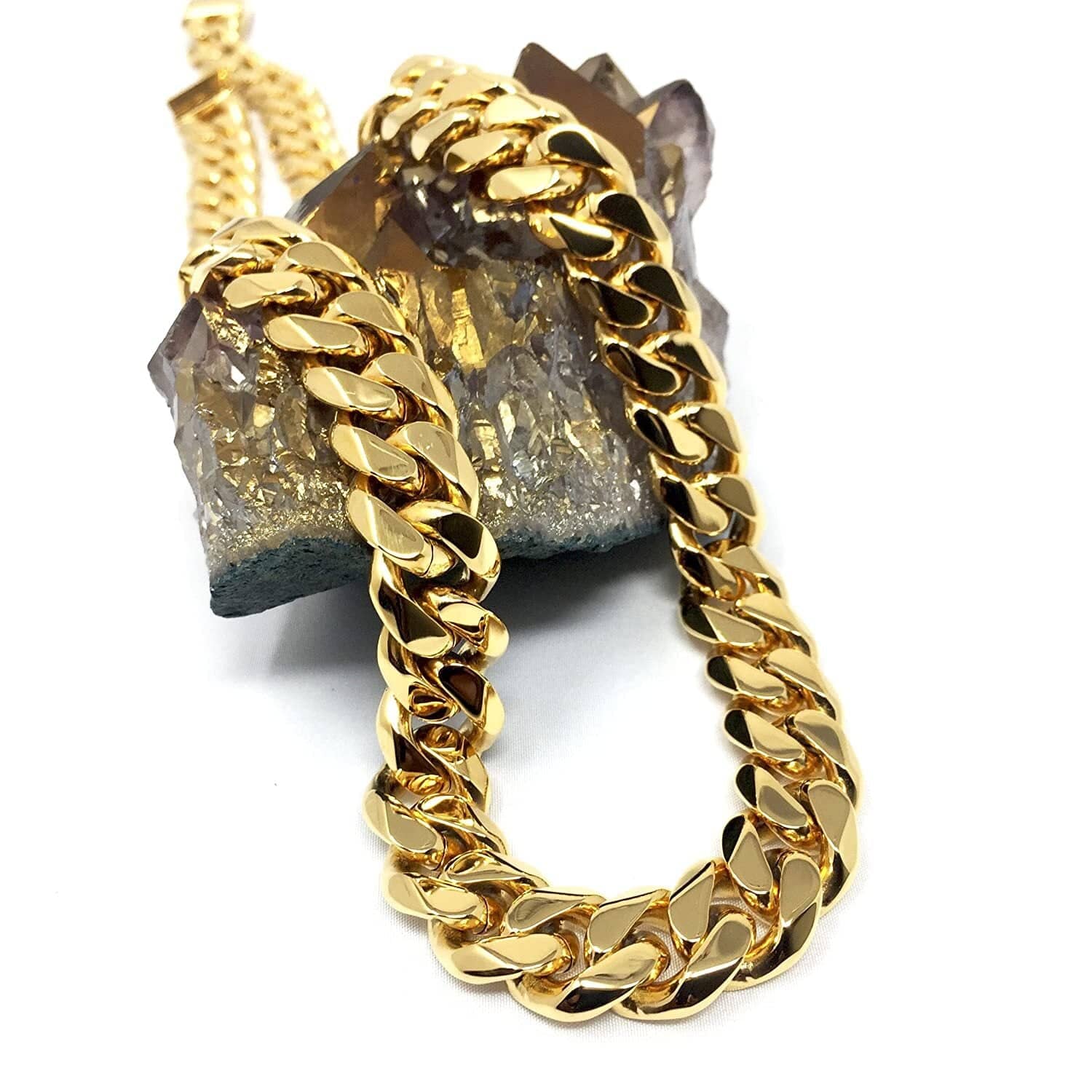 Gold Plated Chain For Men Necklace Coated Chain Jewellery Gold-Plated Chain