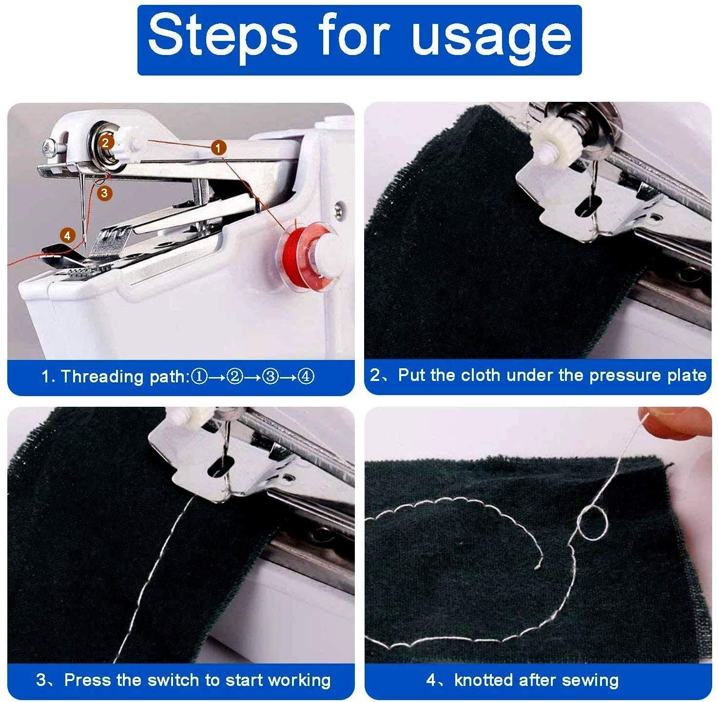 Hand Sewing Machine Portable Electric Handheld Stitch Device sewing machine Handheld Stitching Machine