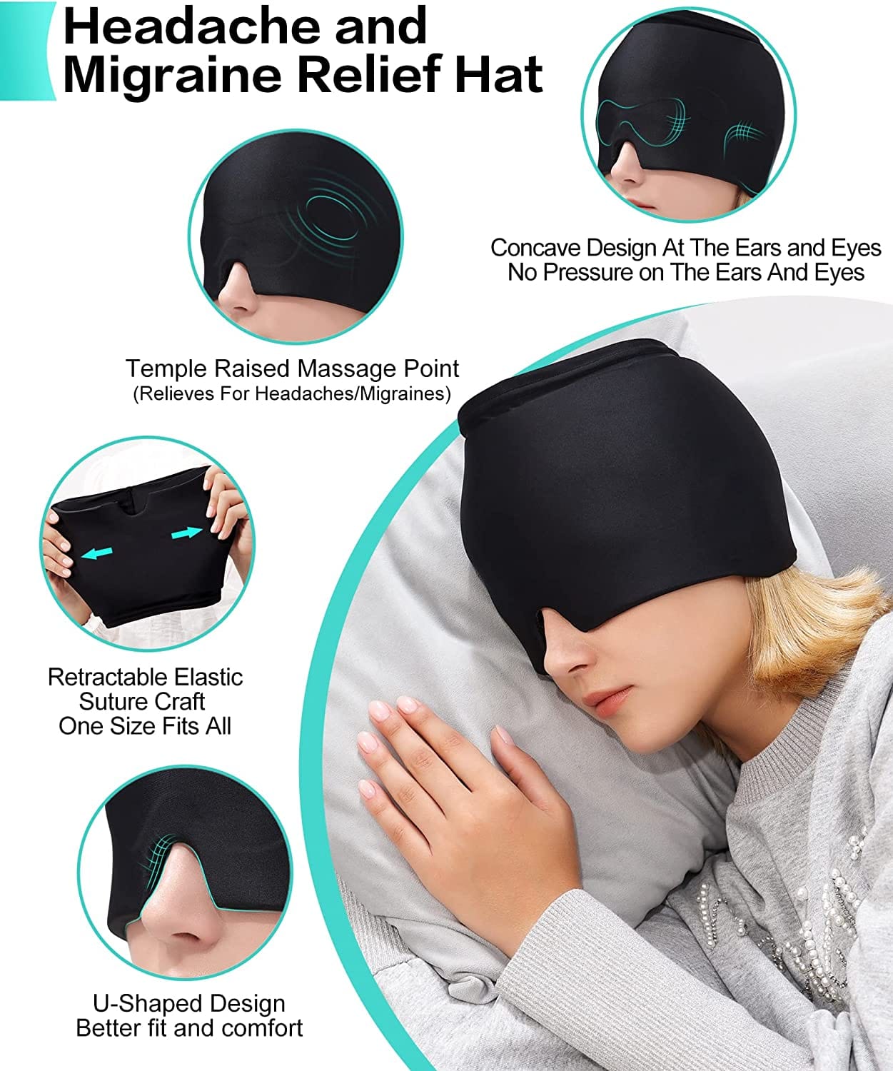 HEADACHE & MIGRAINE RELIEF CAP HEADACHE & MIGRAINE RELIEF CAP