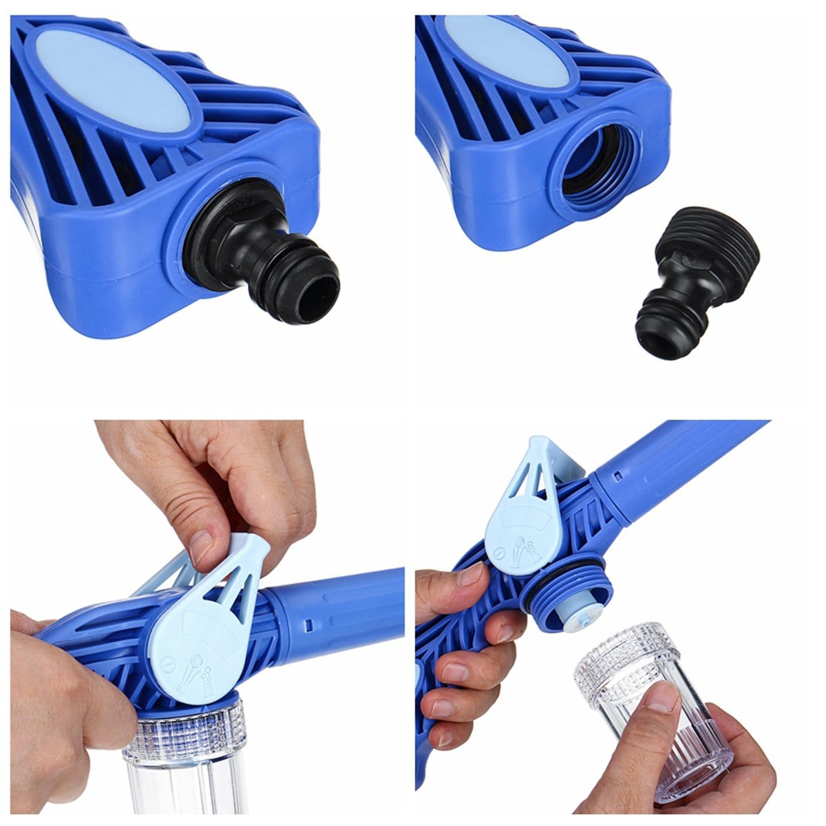 High Pressure Garden Hose Nozzle Spray Water Pressure Gun High Pressure Garden Hose Nozzle