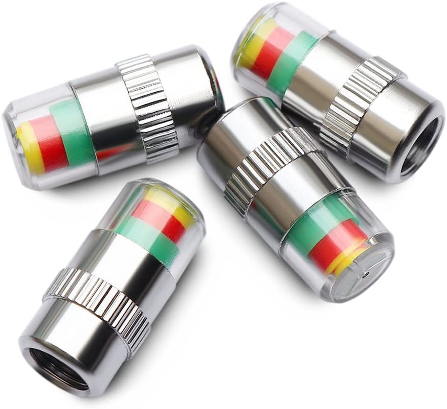 Inflated Tire Pressure Sensor Check Car Tires Air Pressure - Tpms Indicator Caps Tpms System