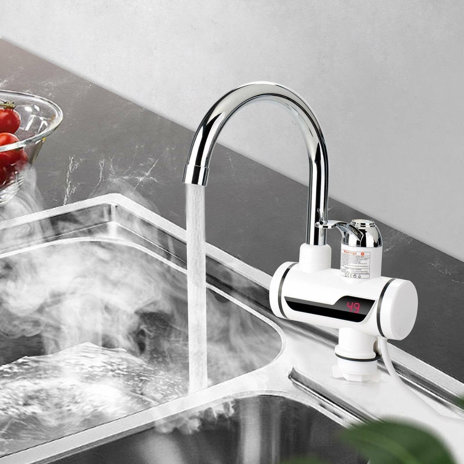 Instant Water Heating Tap Kitchen Water Heater Dispenser Faucet - Electric Water Heater Tap Electric Water Heaters Electric Water Heater Tap