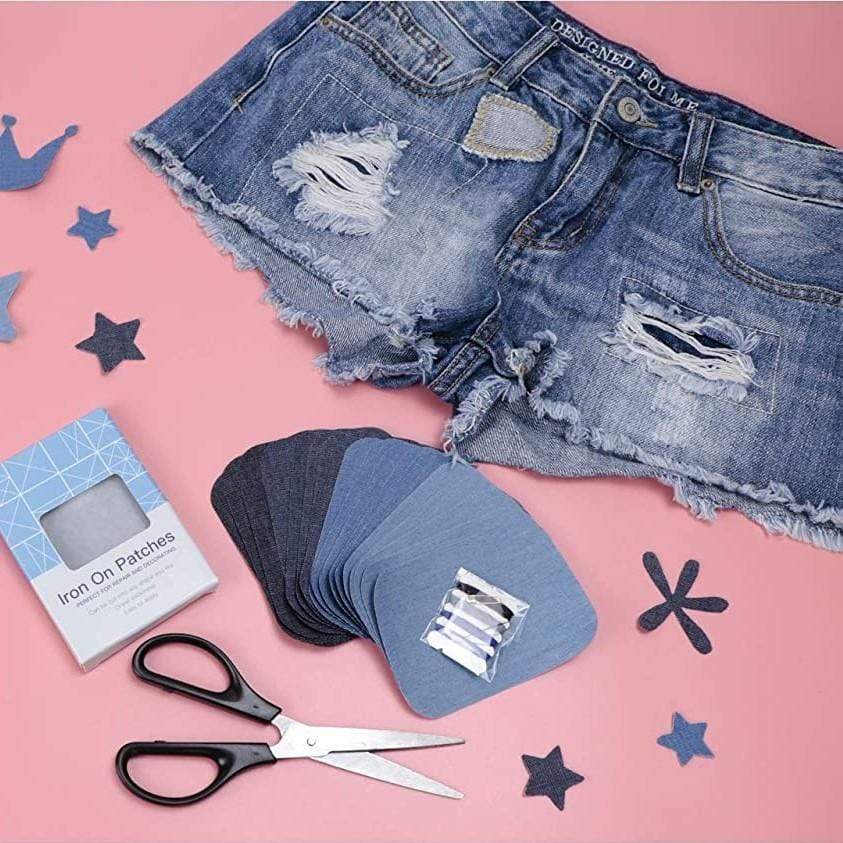 Iron-on Jeans Patches - Pack of 5 Iron-on Jeans Patches - Pack of 5