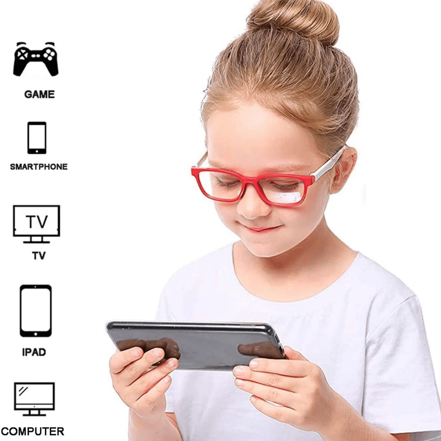 Kids Anti Blue Light Glasses Computer Protection Unbreakable Glasses Kids Anti Blue Light Glasses