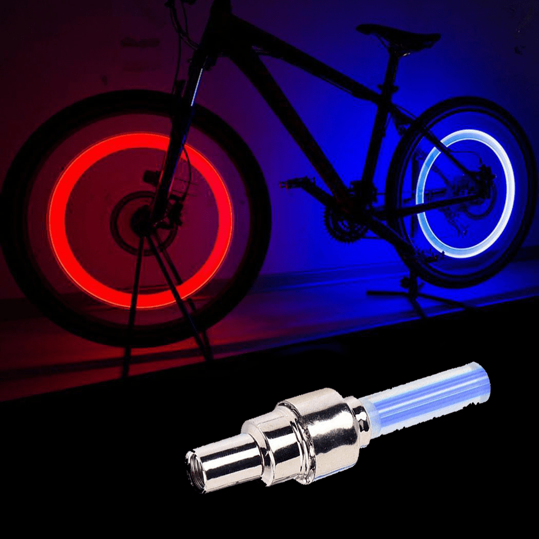 Led Wheel Lights for Car Bike Bicycle Motorcycle Tyre Light - Motion-activated Led Tire Valve Stem Lights Motion-activated Led Tire Valve Stem Lights - Pack of 4