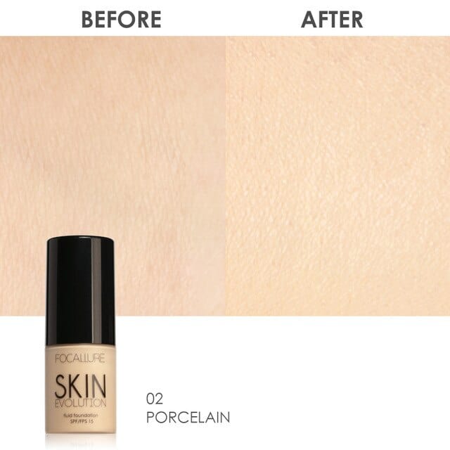Liquid Foundation Face Makeup Oil Free Face Foundation Make Up Base 2 - Porcelain Liquid Foundation
