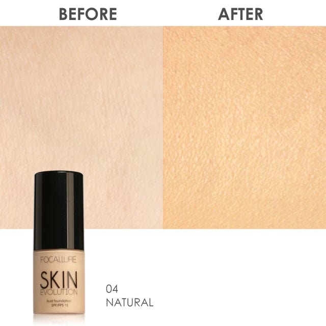 Liquid Foundation Face Makeup Oil Free Face Foundation Make Up Base 4 - Natural Liquid Foundation