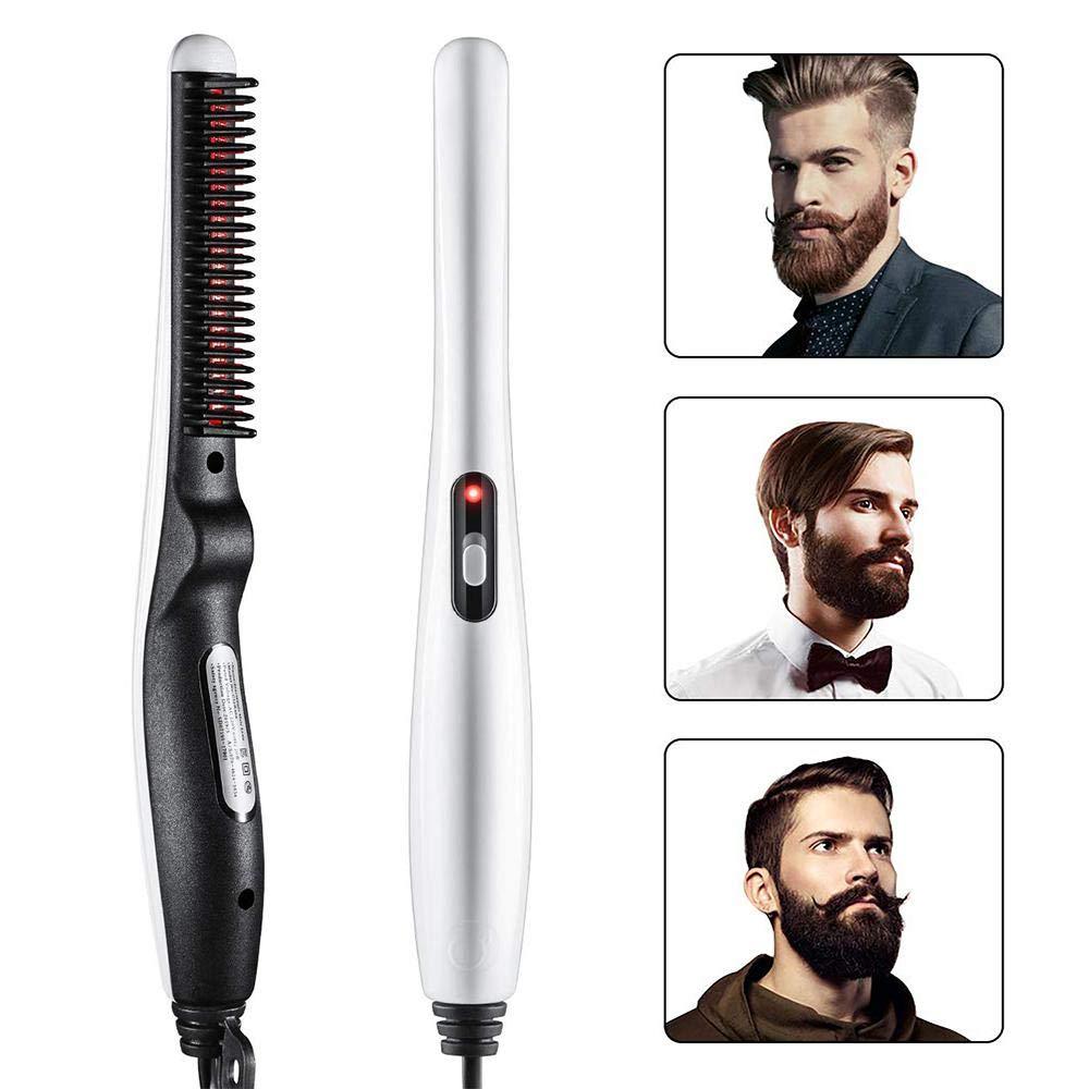Men Beard Straightener Comb Men Hair Straightening Electric Tool Combs Beard Straightener Comb 2.0