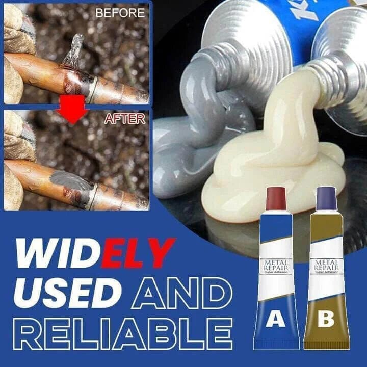 Metal Glue Epoxy Adhesive Steel Filler Waterproof Glue Metal Glue Epoxy Adhesive - Buy 1 Get 1 Free