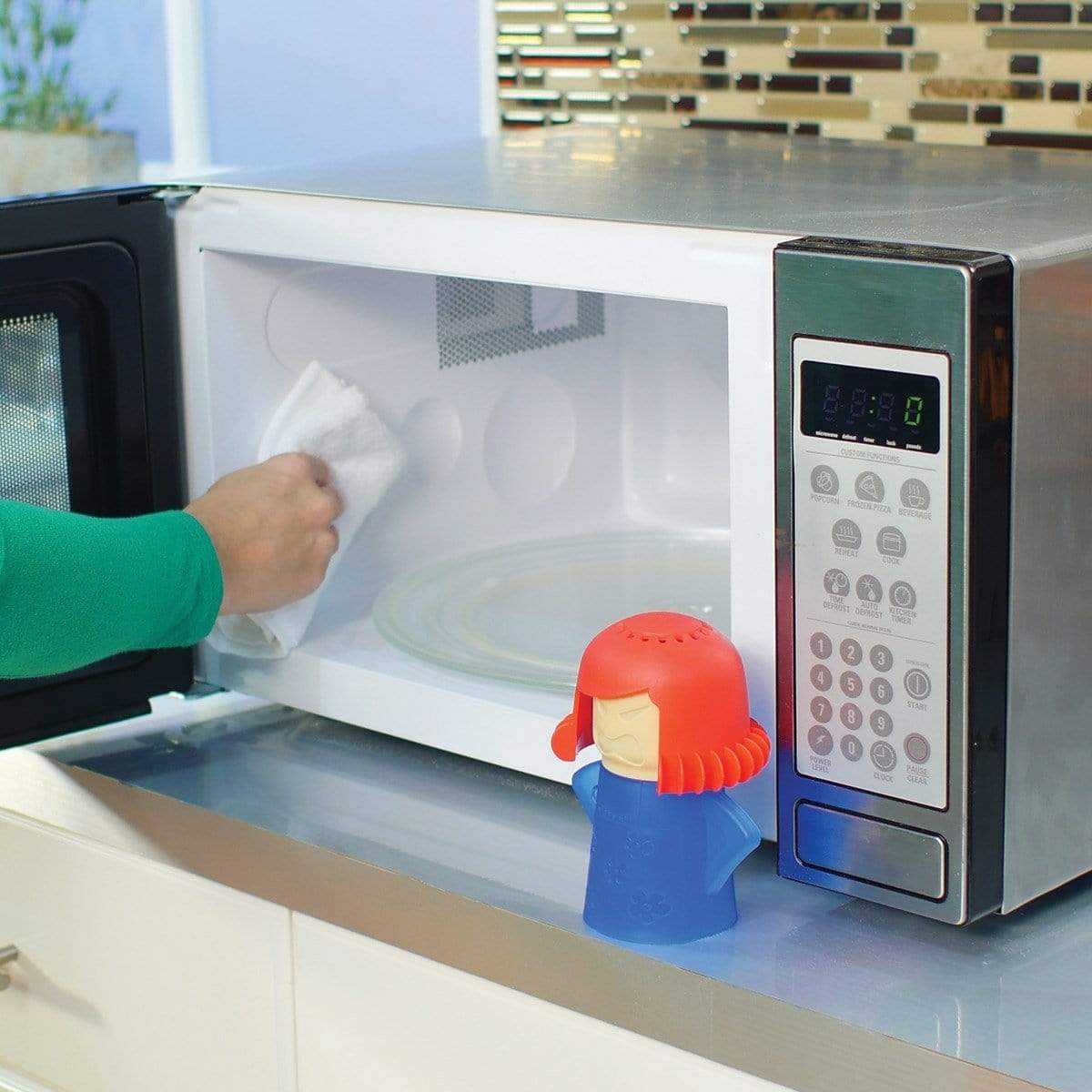 Microwave Cleaner Best Oven Steam Cleaner - Angry Mama (Pack of 2) Angry Mama (Pack of 2)